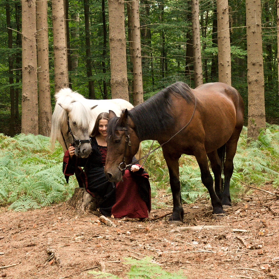 Anna and two ponies